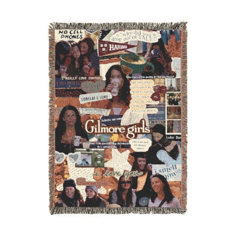 Coffee. Cozy. Gilmore Tapestry Blanket β Handmade Cozy Throw